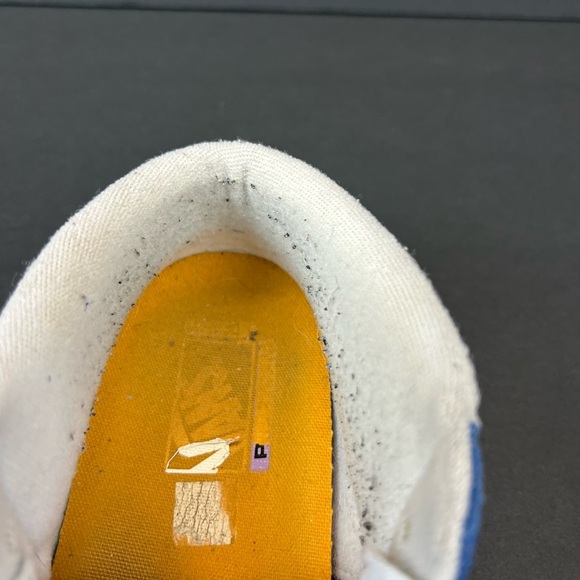 Vans Blue and Yellow Athletic Shoes with Skate-Inspired Design Men’s Size 10 - Picture 5 of 8